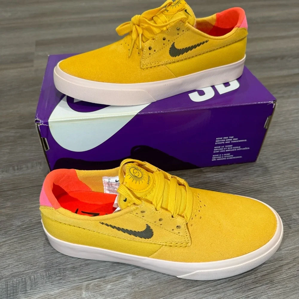 Nike SB Shane T Pollen Yellow Low Top Sneakers